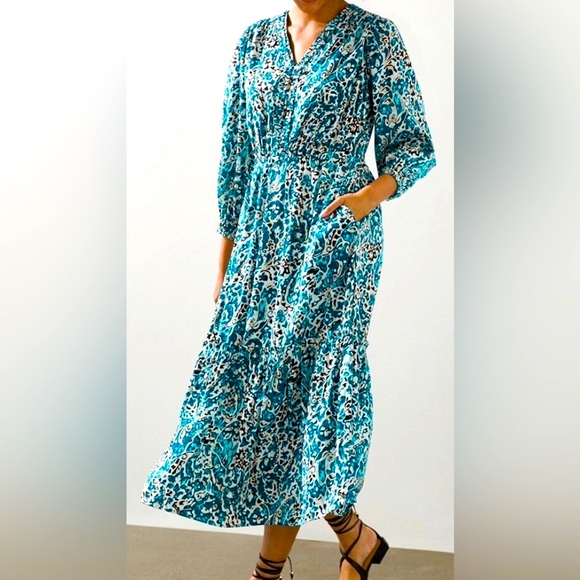 Chico's Dresses & Skirts - Chico’s Midi Dress with Braid Details